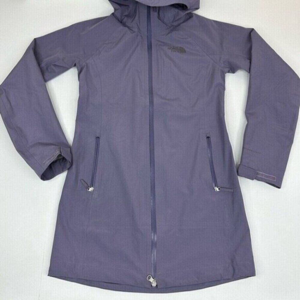 The North Face Dryzzle Futurelight Parka Jacket Purple Lunar Slate Womens XS - Picture 5 of 16